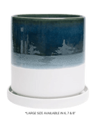 Large Minute Ceramic Pots & Saucer | 6", 7" & 8" Indoor Planter - Chive Ceramics Studio - Pots - Chive Ceramics Studio