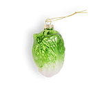 Chive glass cabbage ornament dimensions showing small tabletop-friendly scale.