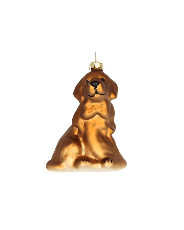 Golden Dog Ornament