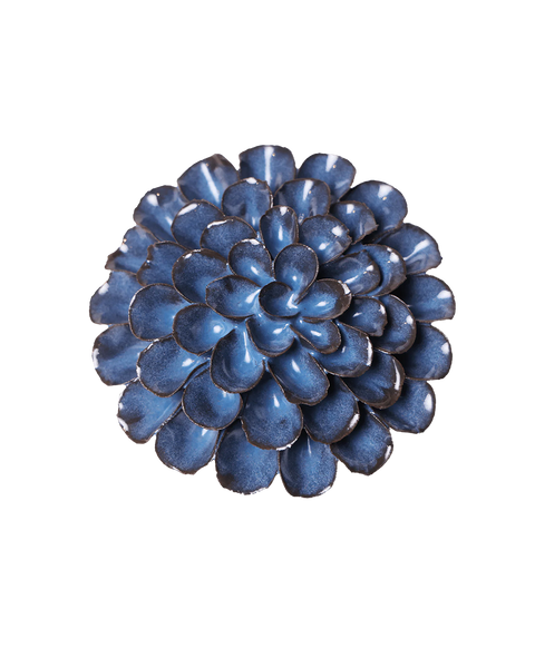 30th Anniversary Gift | Blue Noir Pompon Dahlia | Chive