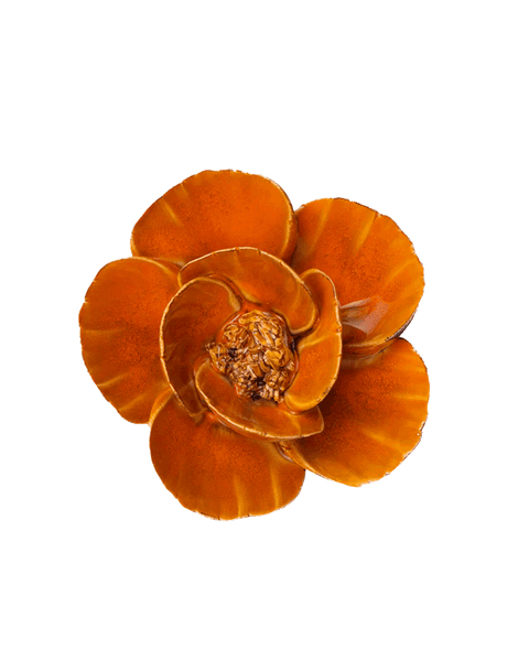 Farmhouse Wall Decor │ Burnt Orange Poppy │ Chive