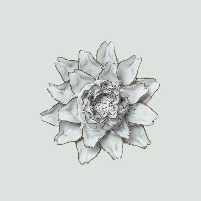 ジョンホワイト　フラワーキューピー January Birth Flower Snowdrop | Ceramic Wall Art for January