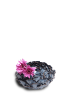 Blue Ceramic Floral Vase - Utopia - handmade by Chive Studio Toronto