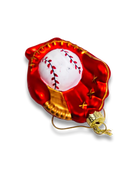 Baseball glove ornament, alternate view