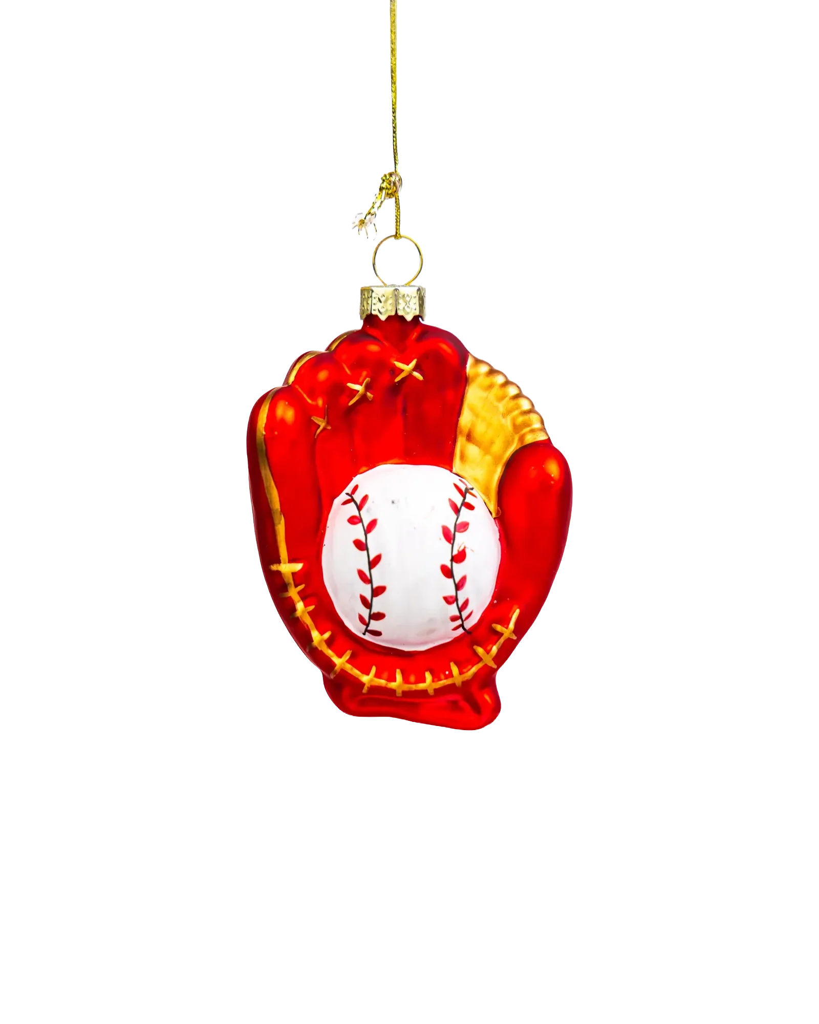 Baseball glove ornament, product photo