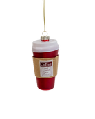 Red coffee cup, product photo