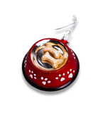 Dog Bowl ornament, alternate view