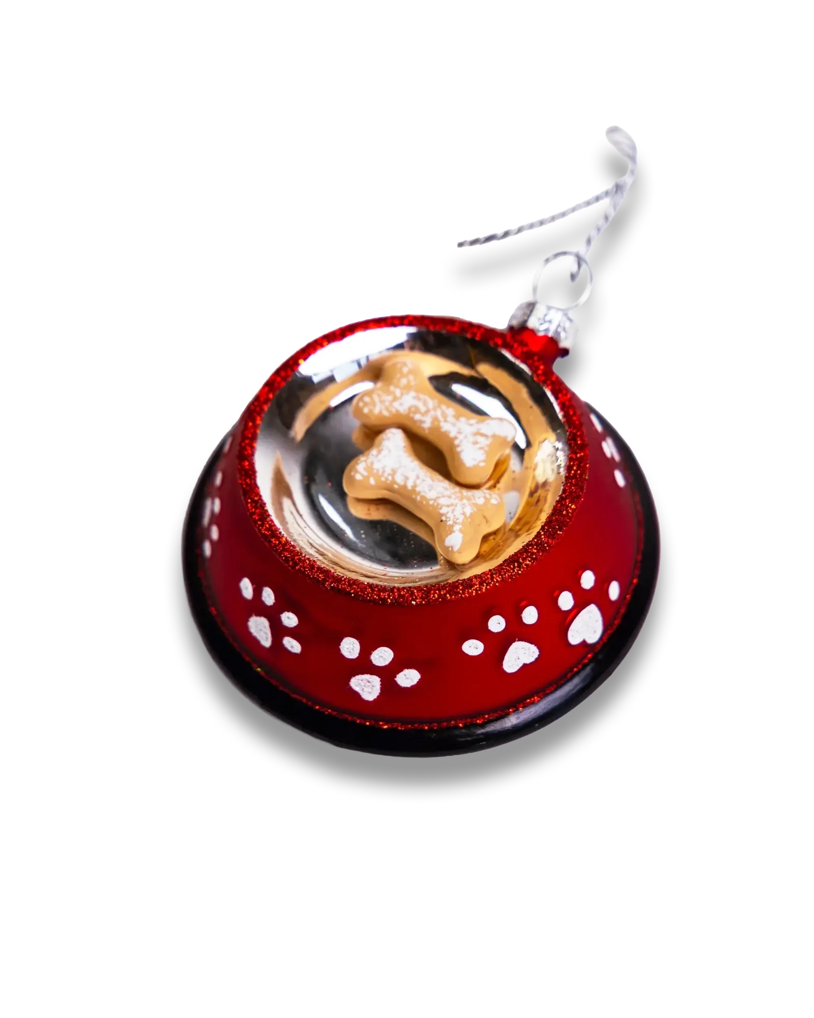 Dog Bowl ornament, alternate view
