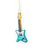 Blue Electric Guitar ornament, product photo