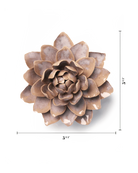 Pink Sand Starbrite Water Lily styled flat on a console tablescape, Chive Ceramics Studio