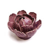 Ceramic Flower Wall Art  Peony Purple 11