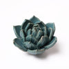 Ceramic Flower Wall Art Succulent Teal 11