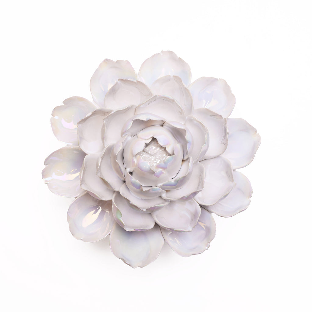 Ceramic Flower Wall Art Pearl Mofo Flower