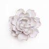 Ceramic Flower Wall Art Pearl Rose