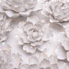 Ceramic Flower Wall Art Pearl Rose
