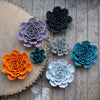 Ceramic Flowers With Keyhole For Hanging On Walls Collection 10
